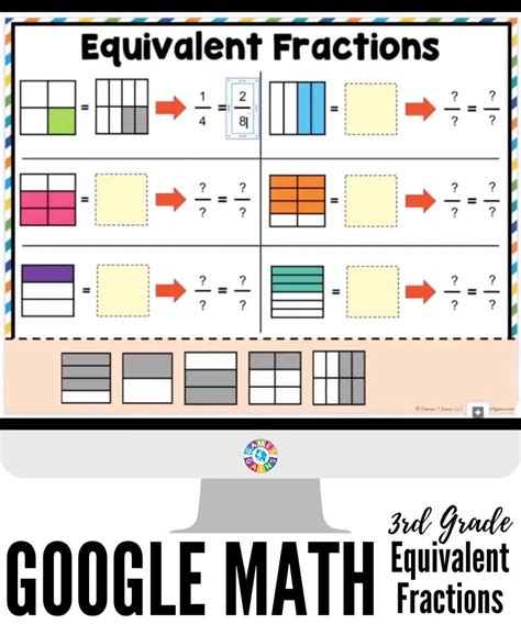 Teaching Equivalent Fractions Teachablemath Three Equivalent Fractions - Three Equivalent Fractions