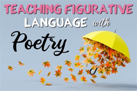 Teaching Figurative Language With Poetry Middle School Figurative Language Poetry For Kids - Figurative Language Poetry For Kids