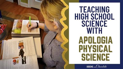 Teaching High School Science With Apologia Physical Science Apologia Physical Science Lesson Plan - Apologia Physical Science Lesson Plan
