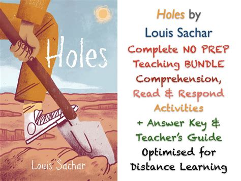 Teaching Ideas For Holes By Louis Sachar Book Holes Lesson Plans 5th Grade - Holes Lesson Plans 5th Grade