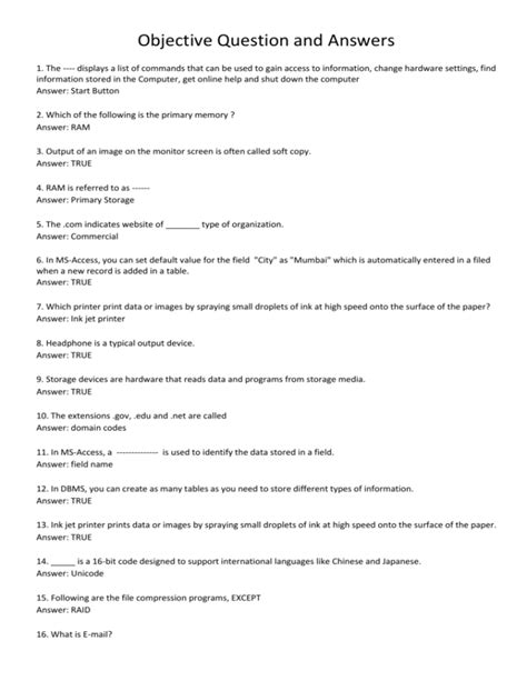 Teaching Methodology Objective Question Answers For Kvs