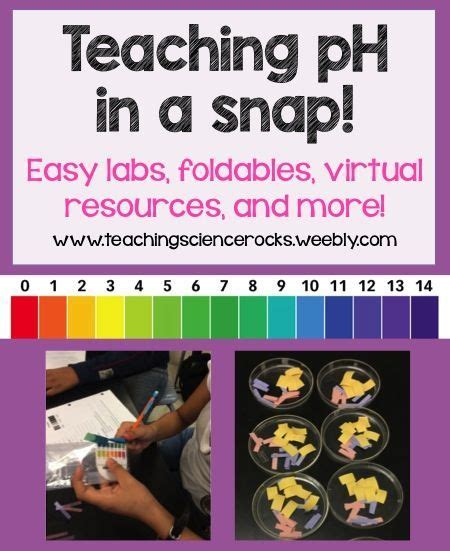 Teaching Ph In A Snap Science Lessons That Ph Scale Worksheet Middle School - Ph Scale Worksheet Middle School
