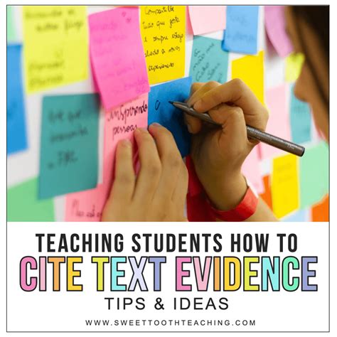 Teaching Students How To Cite A Text Teaching Citing Textual Evidence Practice - Citing Textual Evidence Practice