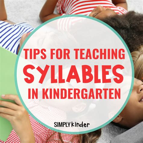 Teaching Syllables In Kindergarten Simply Kinder Kindergarten Worksheets About Syllables - Kindergarten Worksheets About Syllables