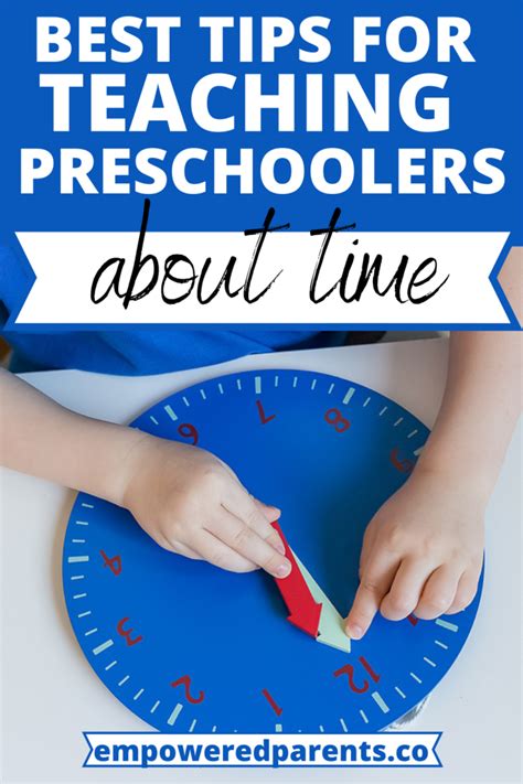 Teaching The Concept Of Time To Preschoolers Empowered Teaching Clock To Kindergarten - Teaching Clock To Kindergarten