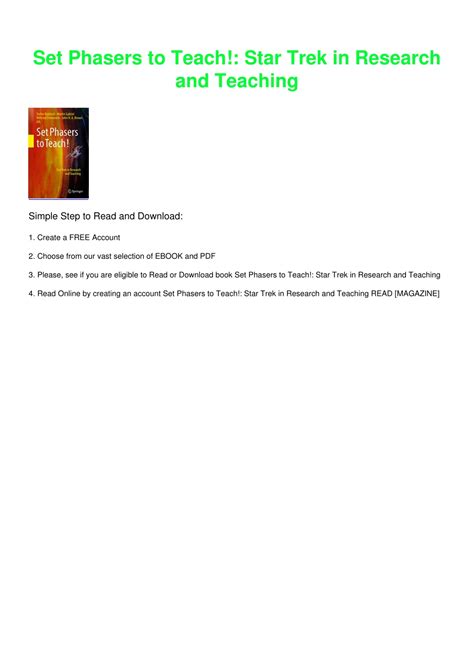 teaching with star trek lesson plans