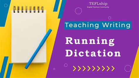 Teaching Writing By Using Running Dictation Activity For Teaching Writing In Elementary School - Teaching Writing In Elementary School