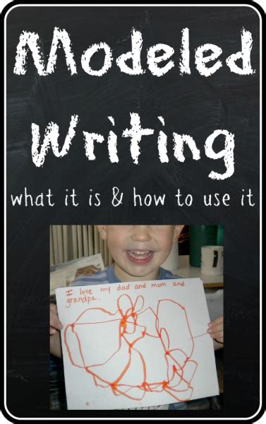 Teaching Writing In Preschool Modeled Writing Fun A Teach Writing To Preschoolers - Teach Writing To Preschoolers