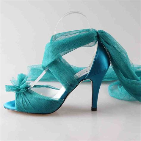 Teal Blue Wedding Heels