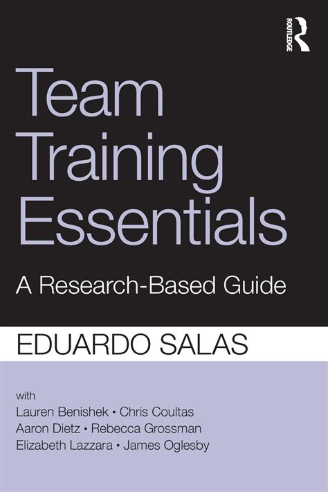 Team Training Essentials A Research Based Guide