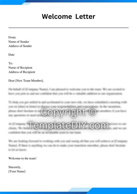 Team Welcome Letter Sample For Mlm Company
