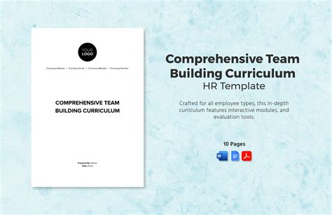 team working curriculum
