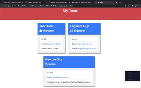 teamprofilegenerator