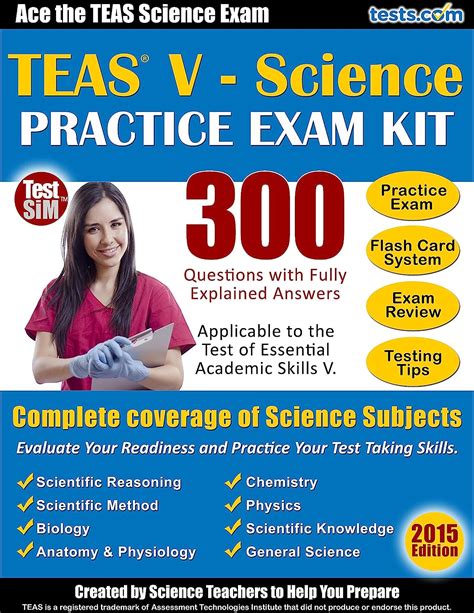 Teas V Science Practice Exam Kit Ace The Teas V Science Exam 300 Questions With Fully Explained Answers