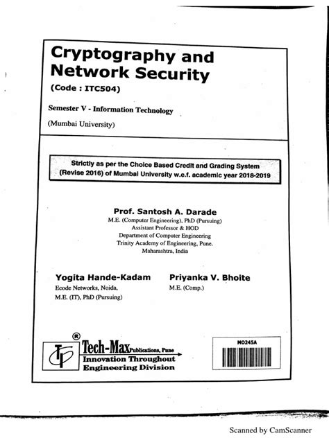 Techmax Publications Engineering Coa