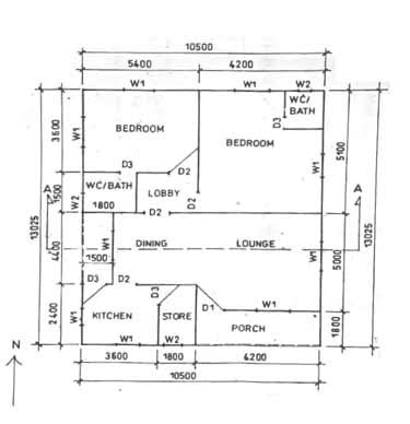 Technical Drawing Practical Waec Past Question