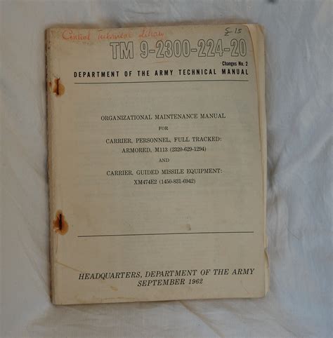 Technical Manual For Us Army Matv