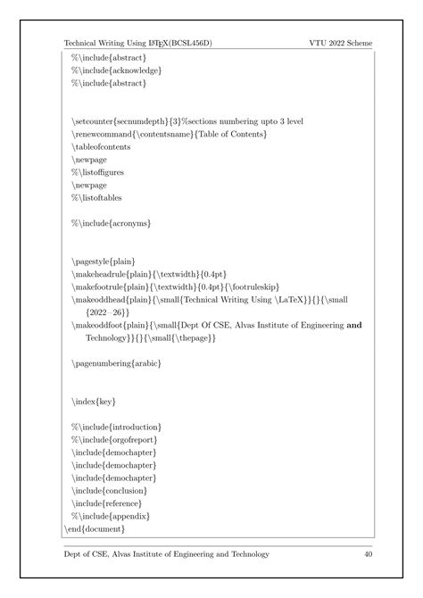 Technical Manual Latex
