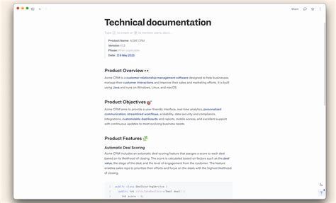 Full Download Technical Documentation Template 