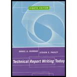 Read Technical Report Writing Today 8Th Edition 