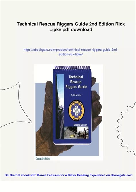 Read Technical Rescue Riggers Guide 2Nd Edition 