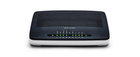 technicolor router lyser rött telenor