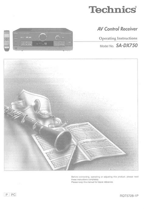 Read Technics Sa Dx750 User Guide 