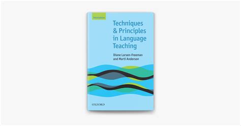 Techniques And Principles In Language Teaching Diane Larsen Freeman