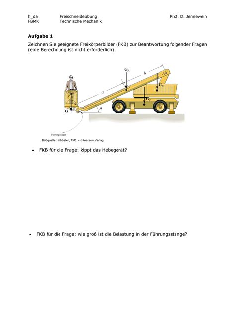 technische mechanik aufgabe 1.5 fallender körper