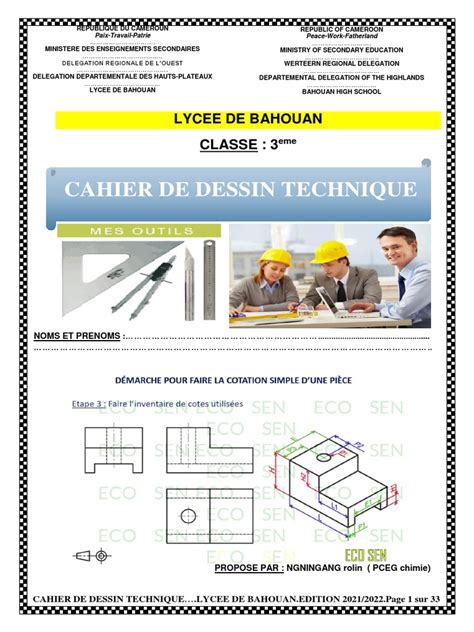Technologie Et Dessin Technique Classes De 4e Pro