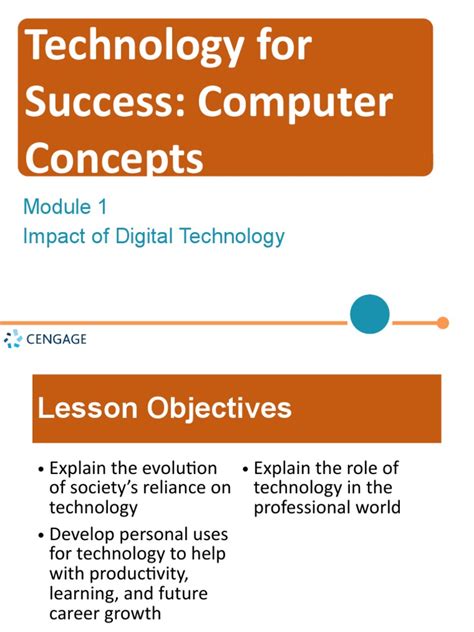 Technology For Success Computer Concepts
