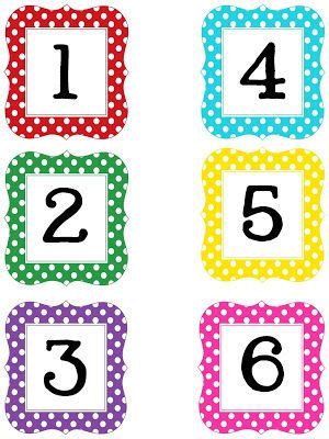 technology rocks. seriously. Multi Polka Dot Numbers