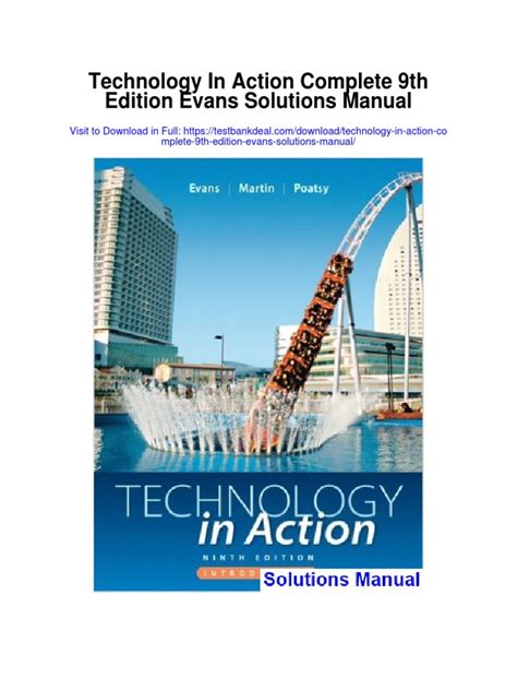Download Technology In Action Complete 9Th Edition 9Th Ninth Edition By Evans Alan Martin Kendall Poatsy Mary Anne Published By Prentice Hall 2012 