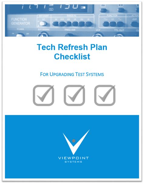 techrefreshplanchecklist Viewpoint Systems