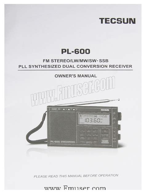 Read Tecsun Pl600 Pdf 