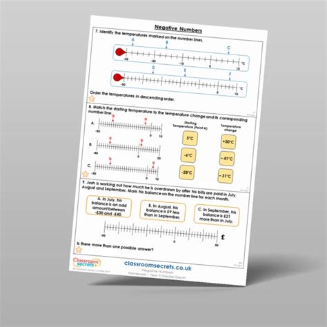 teejay homework negative numbers