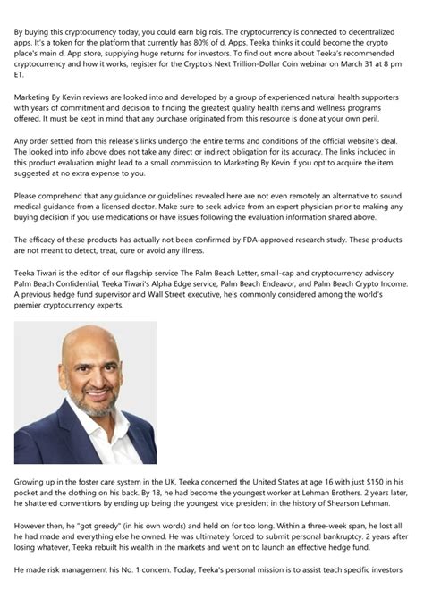 teeka tiwari biography template