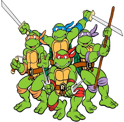 Teenage Mutant Ninja Turtle Cartoon Images Of Each Of The Character