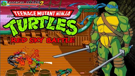 teenage mutant ninja turtles red sky battle