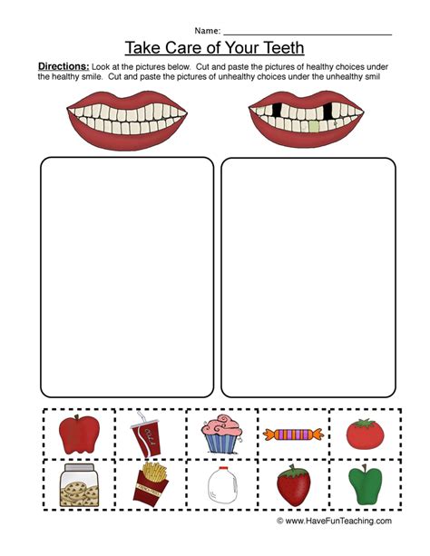  Teeth Worksheets For Preschool - Teeth Worksheets For Preschool