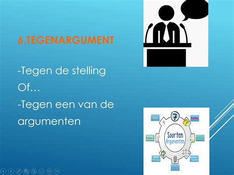 tegenargument geven