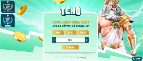 teho casino ty&ouml;p&ouml;yt&auml;versio!