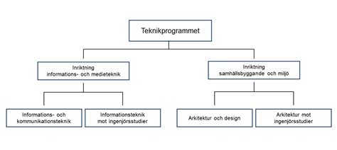 teknikprogrammet inriktningar skolverket