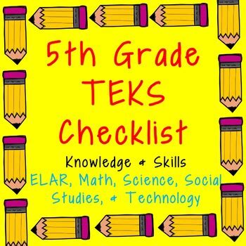 Teks For 1st Grade   5th Grade Teks Complete Lesson Sets Full Year - Teks For 1st Grade