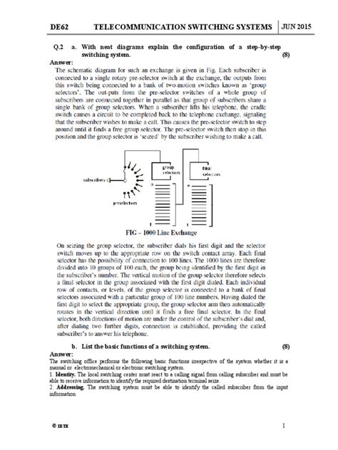 telecommunication switching systems j e flood