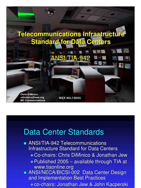 Telecommunications Infrastructure Standard For Data Centers
