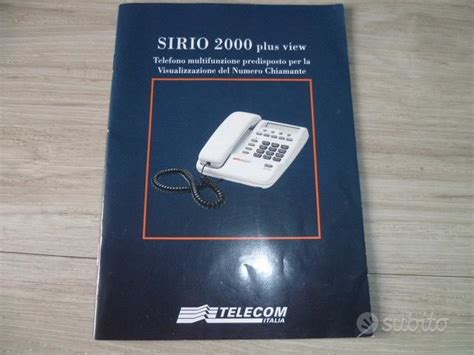 Full Download Telefono Sirio 2000 View Manual 