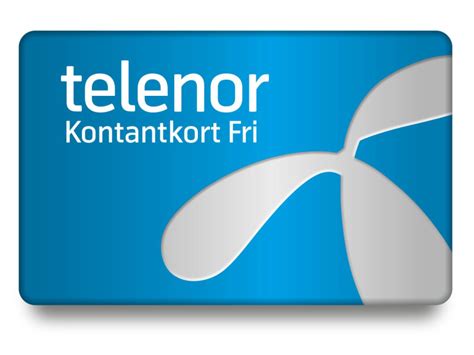 telenor kontantkort