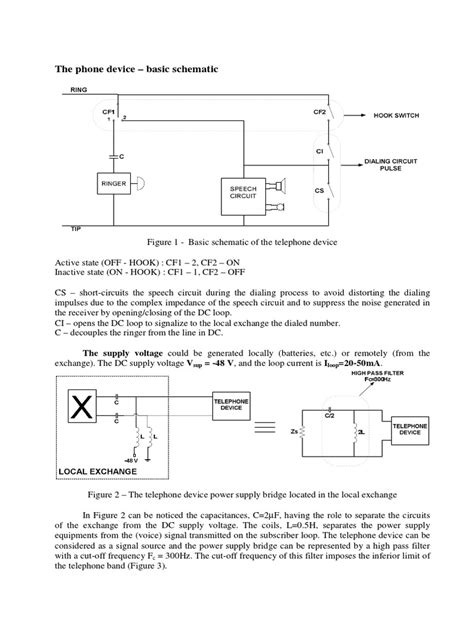 Telephone Schematic Exchange Schematic Pdf