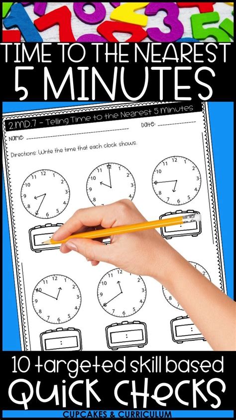 Tell Time To The Nearest 5 Minutes Math Time To 5 Minutes Worksheet - Time To 5 Minutes Worksheet